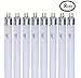 TriGlow (Pack of 8) F28T5/830 28-Watt T5 3000K Warm White Light Bulbs 8pc