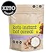 HighKey Snacks Keto Breakfast Food Hot Cereal - Low Carb Instant Oatmeal Substitute - Gluten & Grain Free, Low Sugar Snack - Ketogenic Products, Paleo, High Protein Diet Foods - Cocoa Almond