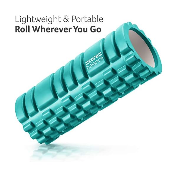Core Balance Foam Roller for Deep Tissue Muscle Massage, Trigger Point Grid Sports Massager, Fitness Gym Physio