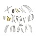 Yumei Jewelry 20 types Metal Tube Assortment for Necklace Bracelet Jewelry Making