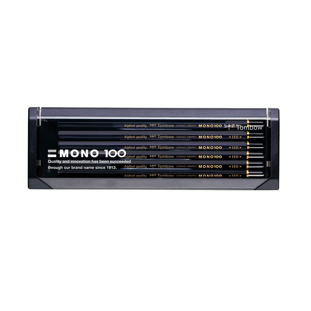 Tombow Mono 100 HB Pencils (Box of 12),black — image 1