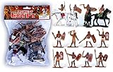 Plastic Toy Soldiers Ancient Egyptian Infantry Ancient Egypt Figures Painted Set 1/32 Scale 16 Pieces by Sunjade