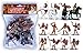 Plastic Toy Soldiers Ancient Egyptian Infantry Ancient Egypt Figures Painted Set 1/32 Scale 16 Pieces by Sunjade