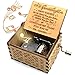 ukebobo Wooden Music Box – You are My Sunshine Music Box, from Grandma to Granddaughter, Gifts for Kids - 1 Set