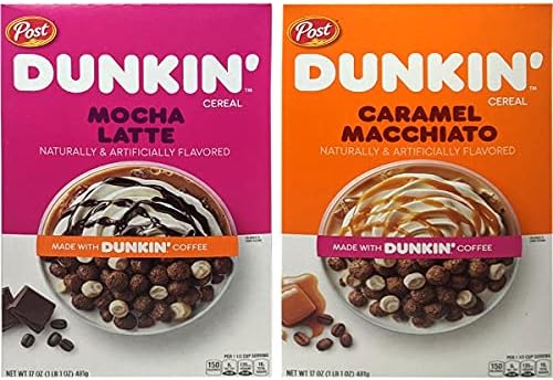 Amazon 300円引きセール Post Dunkin ダンキン シリアル モカラテ キャラメルマキアート Post シリアル 通販