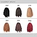 Pack of 3 Afro Kinky Marley Braids Hair Extensions ELEGANT MUSES Kanekalon Synthetic Twist Crochet Braiding Hair 18 inch 100g/pcs (18 inch, 4#)