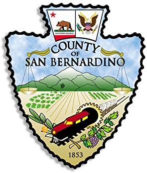 Amazon Com American Vinyl Arrowhead Shaped San Bernardino County Seal Sticker Ca California Automotive
