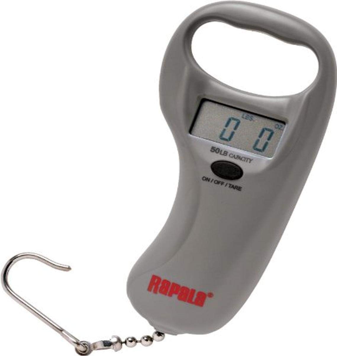 Rapala Sportsman's Digital Scale, 25 kg Capacity, Grey