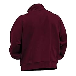 Mens Quarter Zip Pullover Vintage Fashion Long