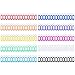 150 PCS Key Tags ID Plastic Tag with Split Ring Label Window, 10 Colors