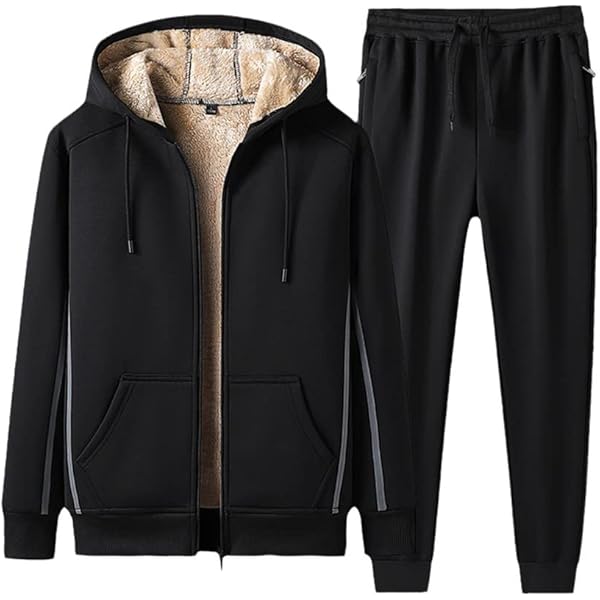 ☆上下セット☆SAPEur SWEAT JACKET PANTS BLACK Men Set Tracksuit Lined Thick Sweatshirt + Pants Sportswear Winter