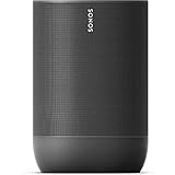 Sonos Move - Battery-powered Smart Speaker, Wi-Fi and Bluetooth with Alexa built-in - Blackâ€‹â€‹â€‹â€‹â€‹â€‹â€‹