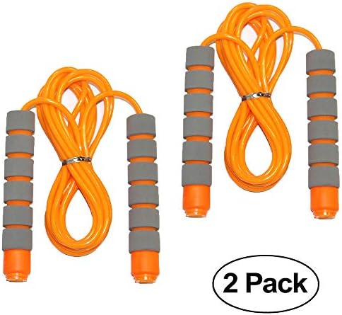 Adjustable Soft Skipping Rope with Skin-Friendly Foam Handles for Kids, Children, Students