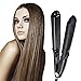 Professional 450F Ceramic Vapor Steam Hair Straightener with Argan Oil Infusion Steam Flat Iron Ceramic Vapor Fast Heating Iron (Color:Black)