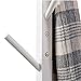 Premium Wooden Coat Rack Free Standing, with 8 Hooks Lacquered Pine Wood Tree Coat Rack Stand for Coats, Hats, Scarves, Clothes, and Handbags (White)