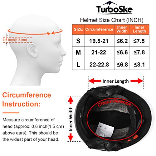 image for TurboSke Ski Helmet, Snow Sports Helmet, Snowboard Helmet Men Women Yo