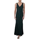 Ralph Lauren Womens Vassie Gown Dress, Blue, 14