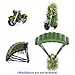 Nicolababe Weapon Pack Camouflage Accessories Military Weapons Set Inc Motorbike and Ghillie Suits Designed for Minifigures Compatible with Minifigures of All Major Brands (Camouflage Weapon)