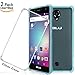 BLU R1 HD CASE with Enhanced Corner Protection, [2 PACK] Shalwinn Transparent Shockproof TPU Cover Case For BLU R1 HD (Blue+Clear)