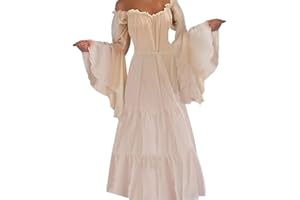 Abaowedding Women's Medieval Renaissance Costume Cosplay Over Dress