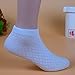 CHUNG Little Girls Cotton Socks Toddler Low Cut Mesh Summer Invisable Liner Thin, PinkRabbit, 2-4 Years