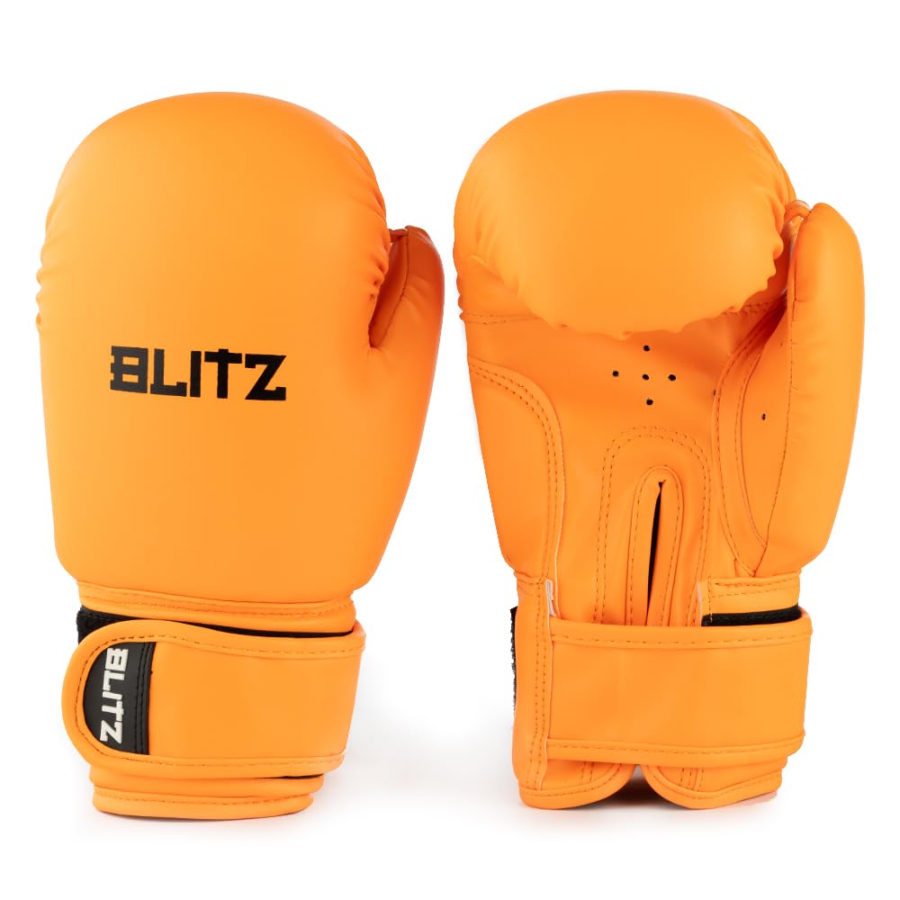 Blitz Kids Omega Boxing Gloves - Neon Orange