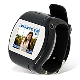 Watch Phone with Camera Super Cool Quad Band Watch Touch Screen Cell Phone Black