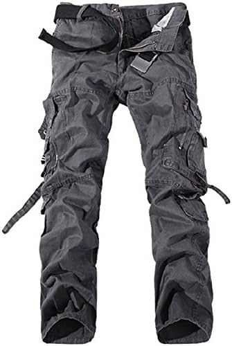 Larkon Men's Casual Cargo Pants Outdoors Work Wear Pants