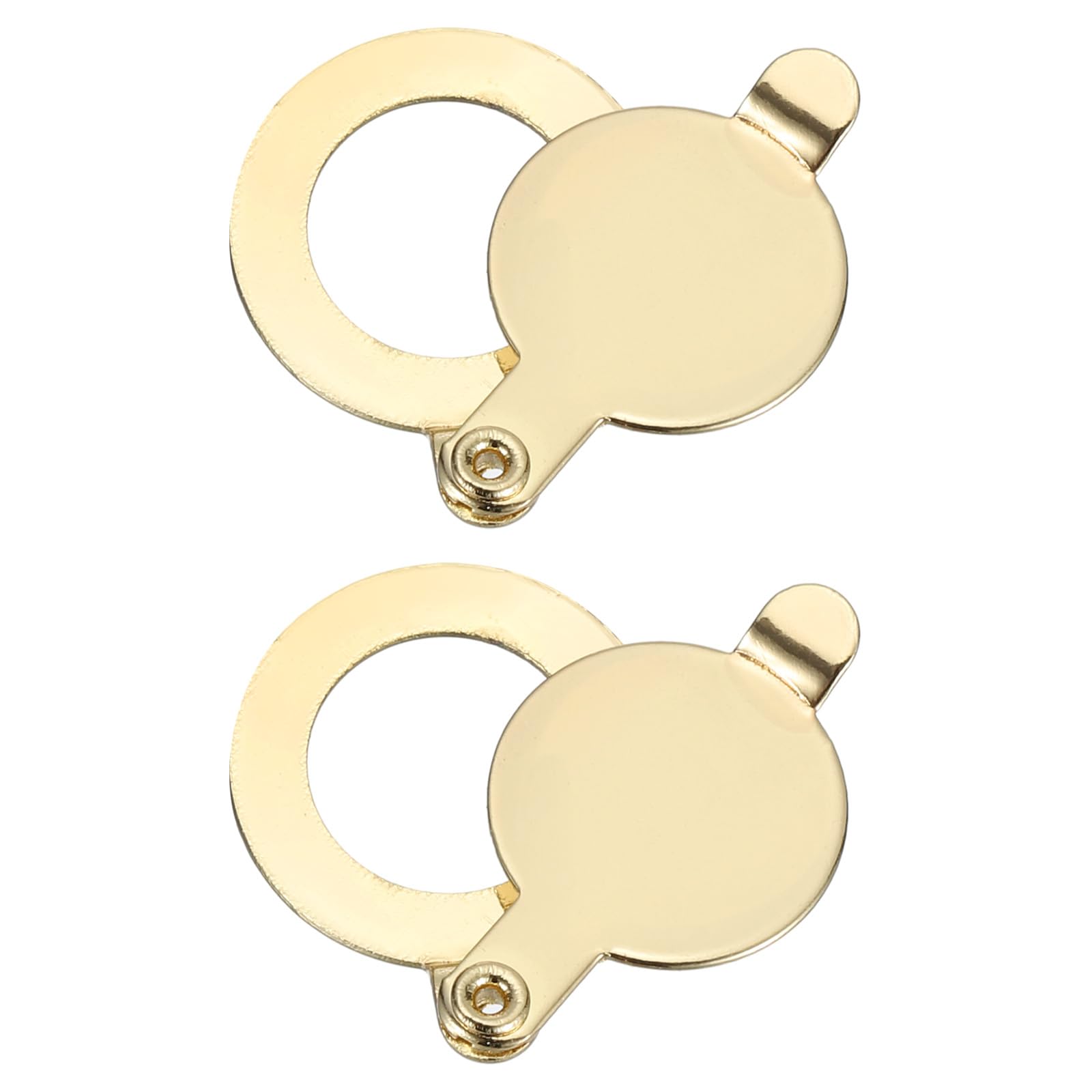 PATIKIL 9/16" Peephole Cover,Door Peephole Protector Privacy Door Viewer Cover for Home Security Apartment Hotel,Imitation Gold 2pcs
