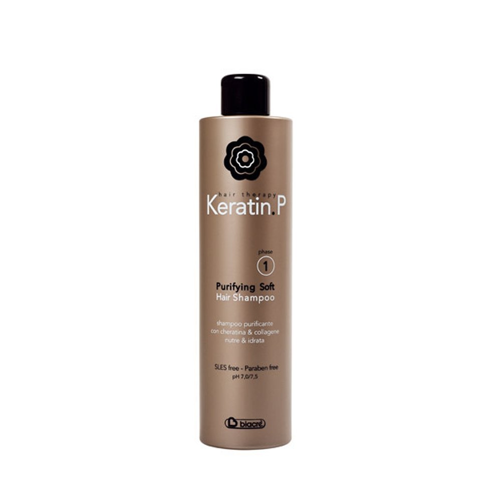 BIOCARE purifying shampoo with keratin and collagen PH7,0/7,5 500ml K8881