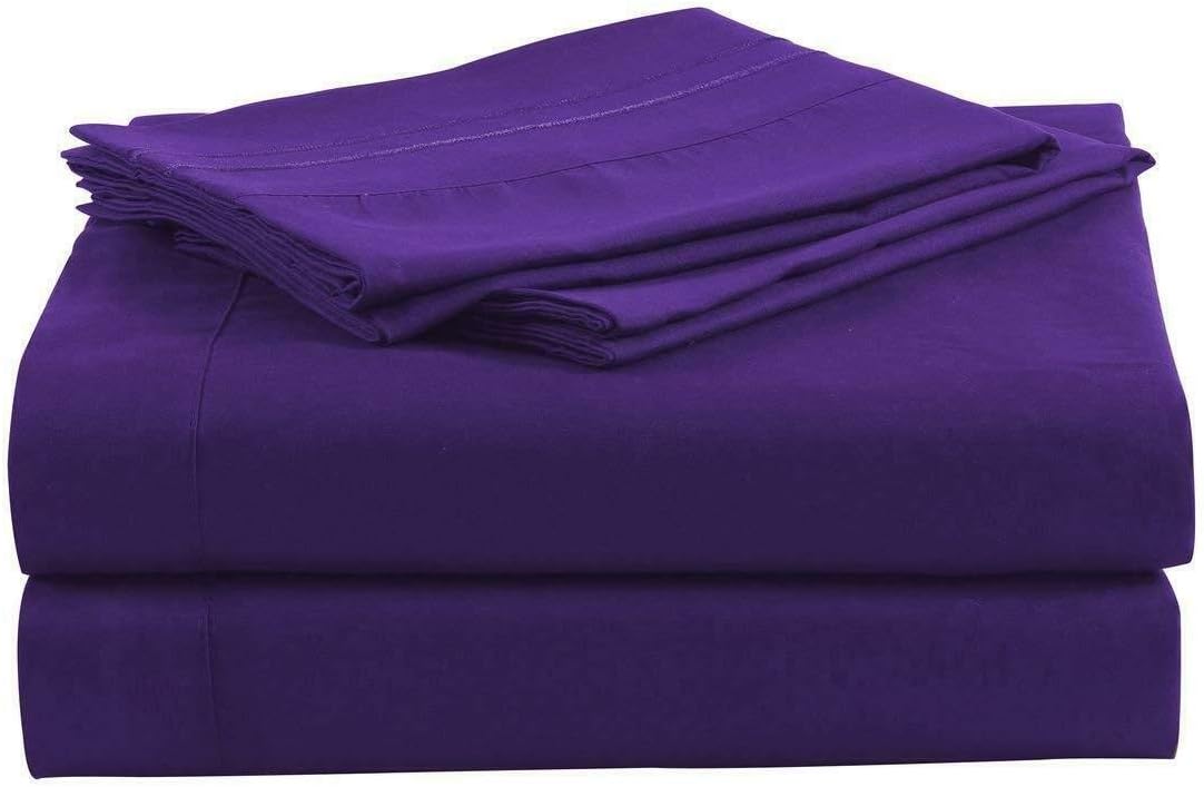 Empire Home Flat Sheet Persian Collection 1800 Wrinkle Free New (Hunter Green, Twin): Home & Kitchen