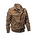 ZooYung Men's Casual Bomber Jackets Lightweight Windbreaker Spring Fall Full Zip Active Coat Windproof Outwear