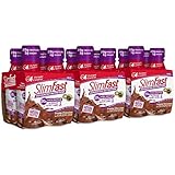 SlimFast Advanced Nutrition Creamy Chocolate Shake – Meal Replacement – 20g of Protein – 11oz – 12 Count