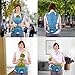 Wellwerks Baby Carrier with Hip Seat, Removable 6-in-1 Multifunctional Adjustable Baby Carriers, 360 Ergonomic Baby Carriers Backpack- Adapt to Newborn, Infant & Toddler, All Season Baby Sling