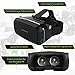 VR SHINECON Direct Virtual Reality Glasses - 3D Immersive Virtual Reality Headset for Videos, Movies and Games - Widely Compatible with iPhone, Samsung and Other 4.7-6.0 inches Smartphones (Black)