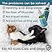 Animalest - Hemp Oil Dogs Cats - 1250 Mg - Relief Dog Cat Hemp Oil Calming Treats - Pets Anxiety Tension Hip Seizures Joint Pain Remedy Arthritis Sleep Stress - Omega 3,6,9 Pet Vitamins - 6in1 Drops