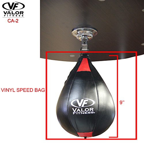 Valor Fitness CA-2 Adjustable 1" Boxing Speed Bag Platform with Wheel Crank for Easy Adjustment, Speed Bag Included - Thumbnail 4