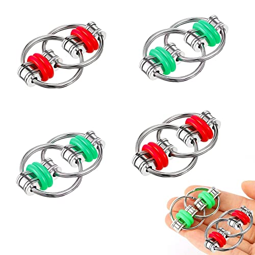 Bike Chain Fidget Toys Pack Novelty Sensory Fidgets Toy Key Flippy