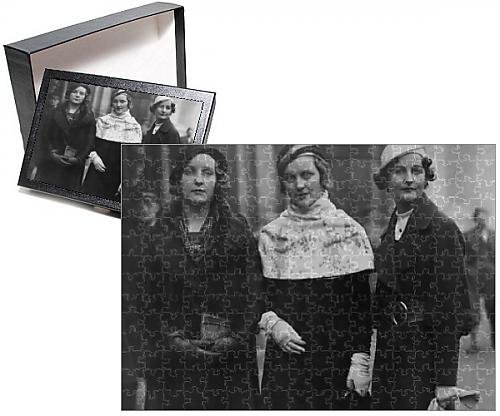 Photo Jigsaw Puzzle of Three Mitford Sisters Unity, Diana and Nancy
