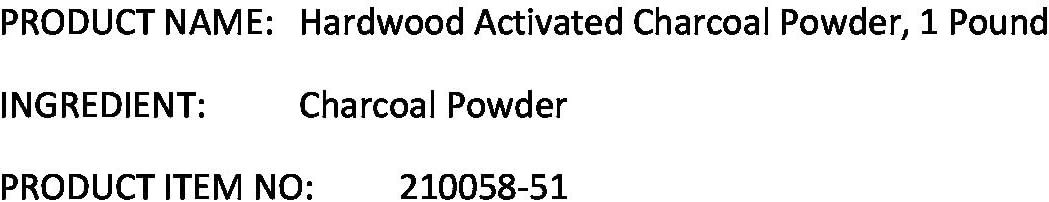 Starwest Botanicals Food Grade US Hardwood Activated Charcoal Powder, 1 Pound Bulk Bag: Health & Personal Care