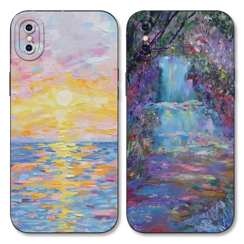 Phoona 2 pezzi Cover per iPhone X/XS 5,8'', Cellulare... en promo sur Amazon