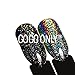 Pack of 2 - GOGOONLY 50 Black Tips Fan-shaped Nail Art Display Chart Acrylic False Tips Practice Tool - 100 Tips in Total - BH000853