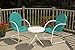 Jack Post BH-20EM Retro Style Chair, Turquoise