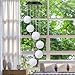 Kohree Crystal Ball Solar Wind Chimes Outdoor, Waterproof Solar Powered LED Color Changing Lamp Hanging Crystal Ball Wind Chimes Lights for Thanksgiving Patio Decoration