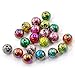 10 Color Handcrafted Crackle Lampwork Glass Round Beads Split Glass Round Beads for Jewelry Making and Craft 8mm 200 PCs
