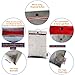 11” x 7” Fireproof Bag for Cash, Passports, Document, Jewelry, Photos, Money, Valuables – No Itchy Fiberglass , Fire Resistant Storage/Bags, Waterproof Safe Pouch - BONUS Silica Gel Packet