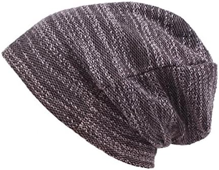 YXYP Beanie Hat Chemo Cap Baggy Soft Cotton Slouchy Stretch Chemo Hats for Man Hip-hop Cap (B)