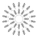 Vastar AD222 120 in 1 LED Party Lights for Paper Lanterns Balloons with 30 LED lights and 90 Button Batteries Decoration String Lights, White