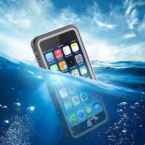 IEVEI Waterproof Case for iPhone 7 Plus/8 Plus 5.5inch, Shockproof Underwater Case with Floatable Strap