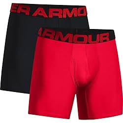 Under Armour mens Tech 6-inch Boxerjock 2-Pack